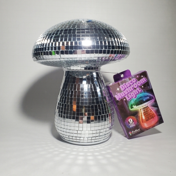 Brilliant Innovations Other - Rechargeable Disco Mushroom Lamp with 9 Color Light Modes Novelty